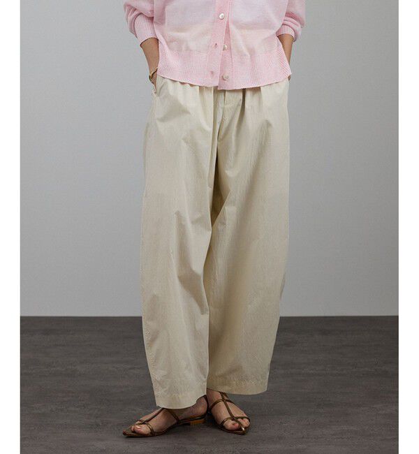 SALON adam et rope'「ウォーターリぺレントイージーカービーパンツ［撥水加工］」|チノ|オフホワイト(15)