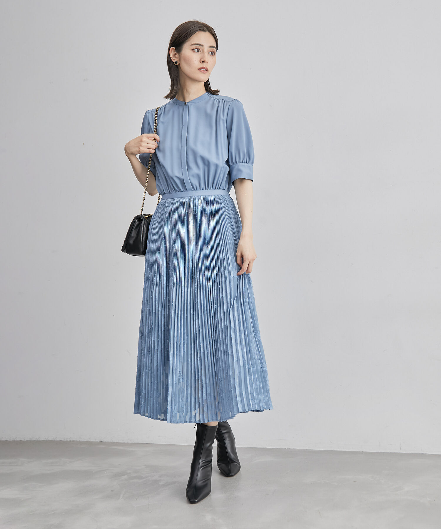 ROPE「【雑誌掲載】スクエアトゥストレッチショートブーツ」|その他|