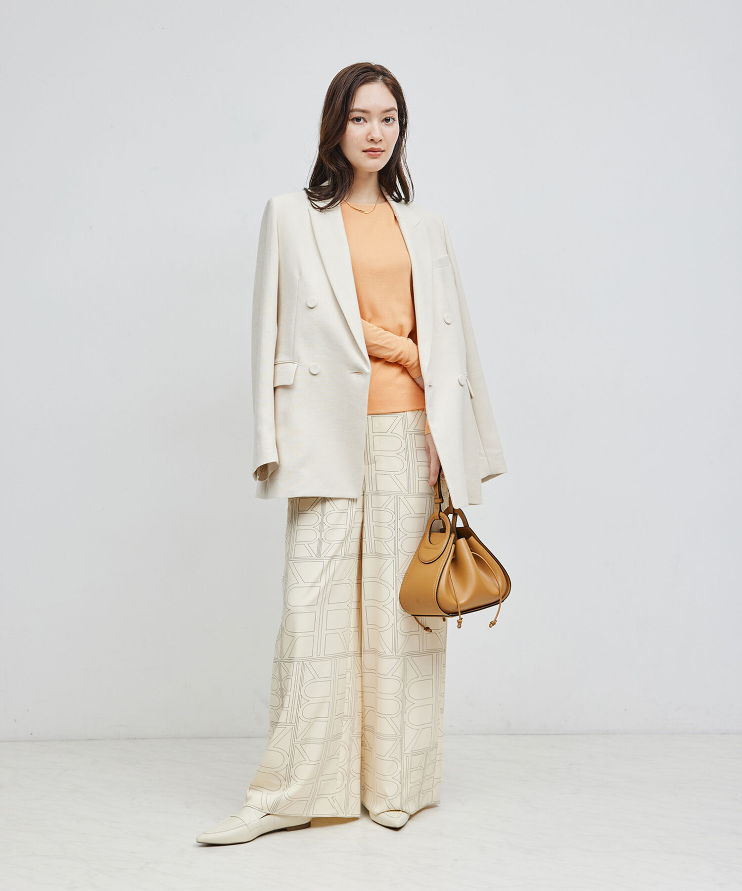 ROPE「【雑誌掲載】コットンナイロン二重仕立てシアープルオーバー」|Tシャツ・カットソー|