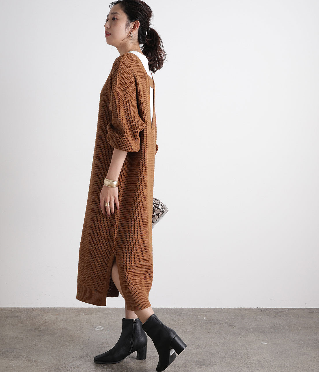 Juze「スクエアトゥセンターシームショートブーツ」|その他|