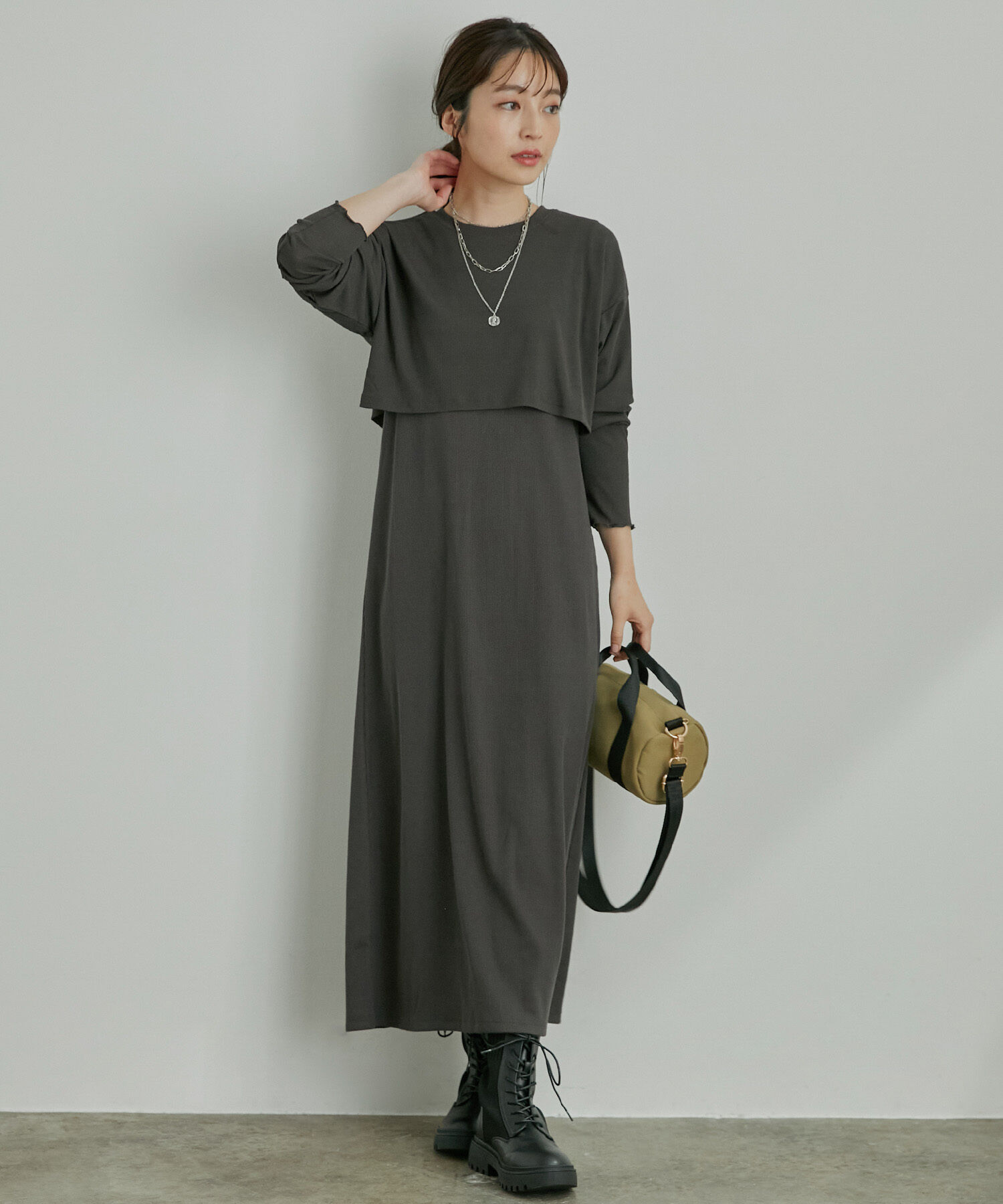 VIS「テレコレイヤード風ワンピース」|ワンピース|