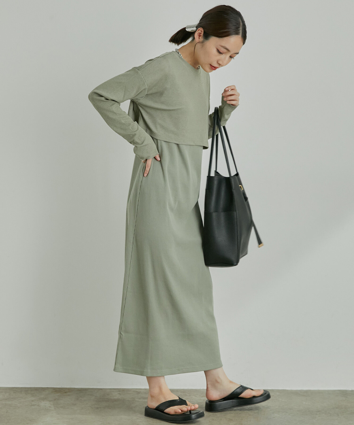 VIS「テレコレイヤード風ワンピース」|ワンピース|