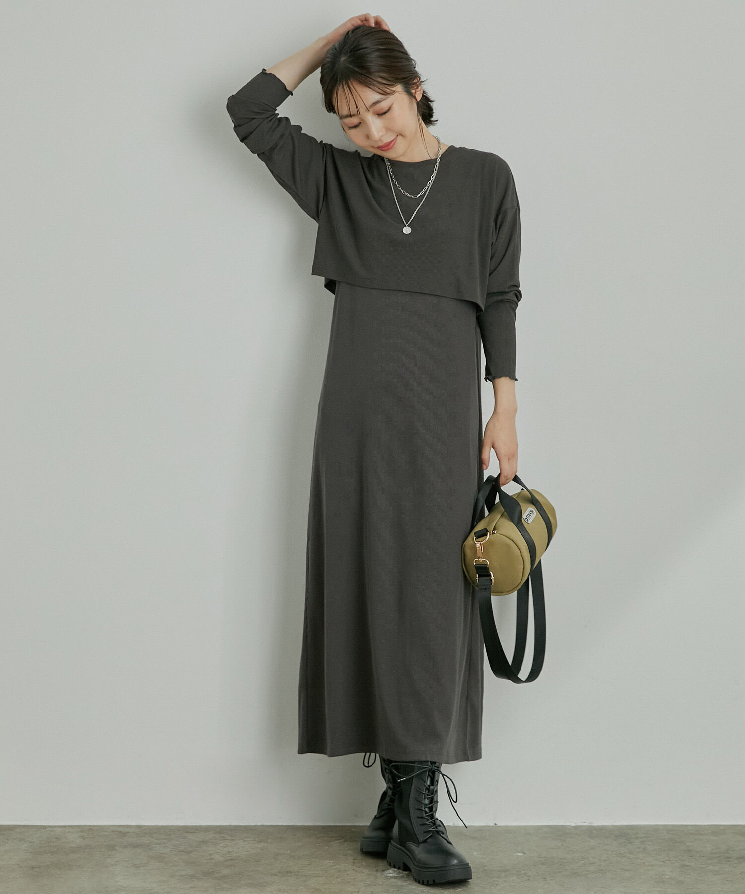 VIS「テレコレイヤード風ワンピース」|ワンピース|