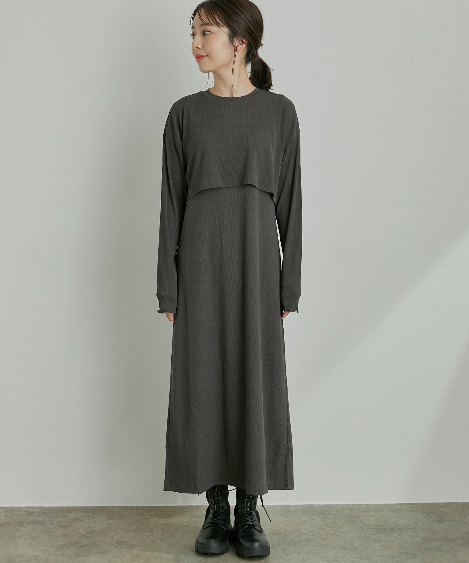 VIS「テレコレイヤード風ワンピース」|ワンピース|