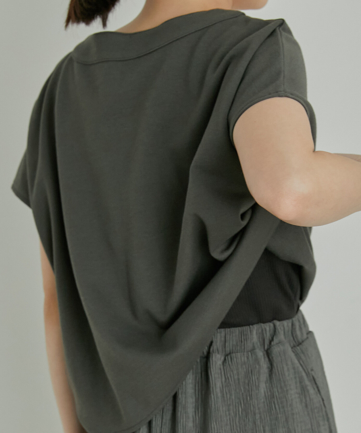 VIS「【美短】ジャージドッキングジャンプスーツ」|オールインワン|