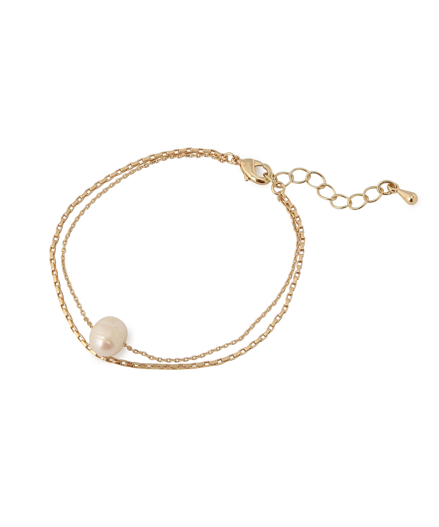 VIS「淡水パール2連ブレスレット」|ブレスレット・バングル|