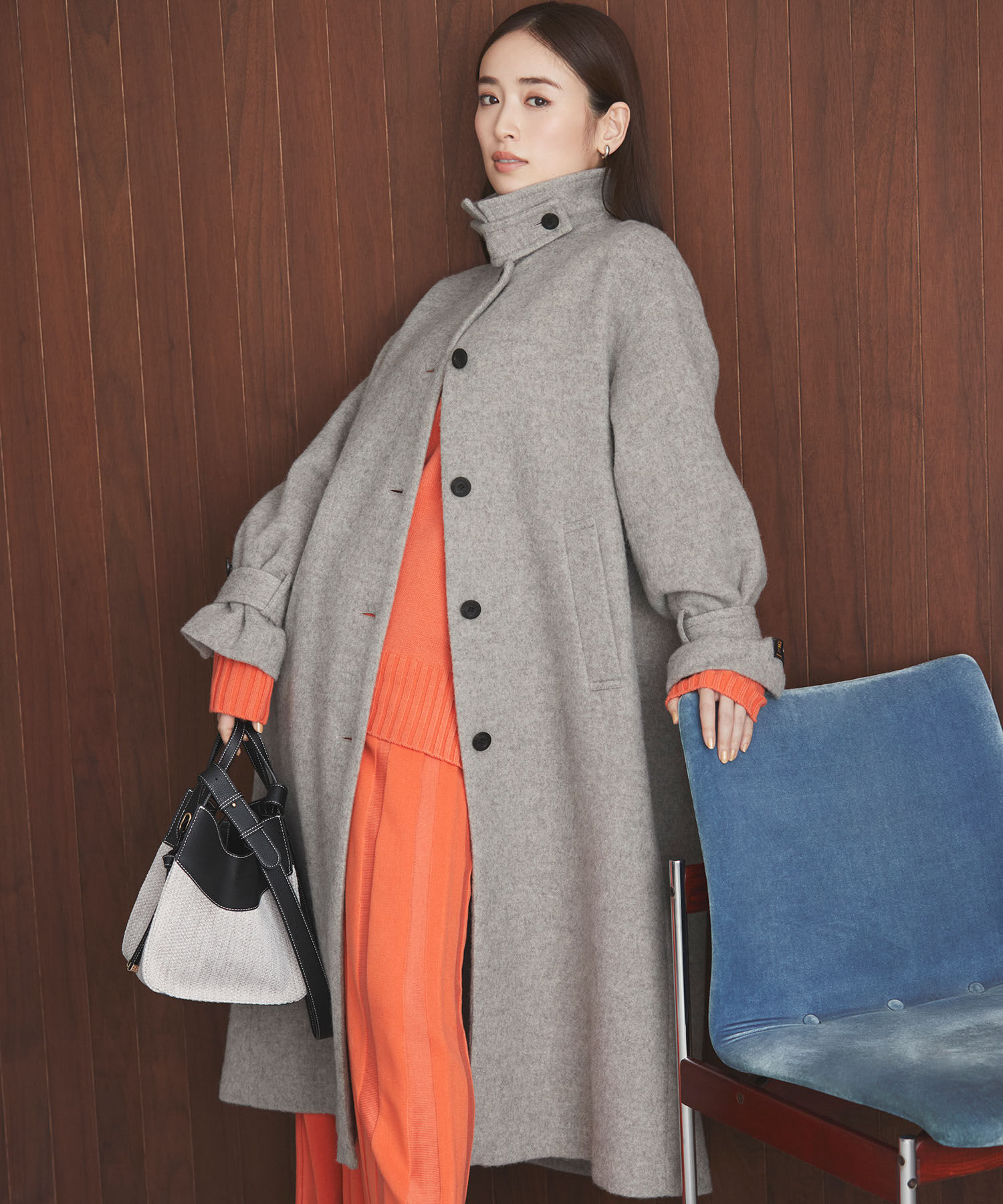 VIS「【セットアップ対応】【洗える】プリーツニットスカート」|スカート|