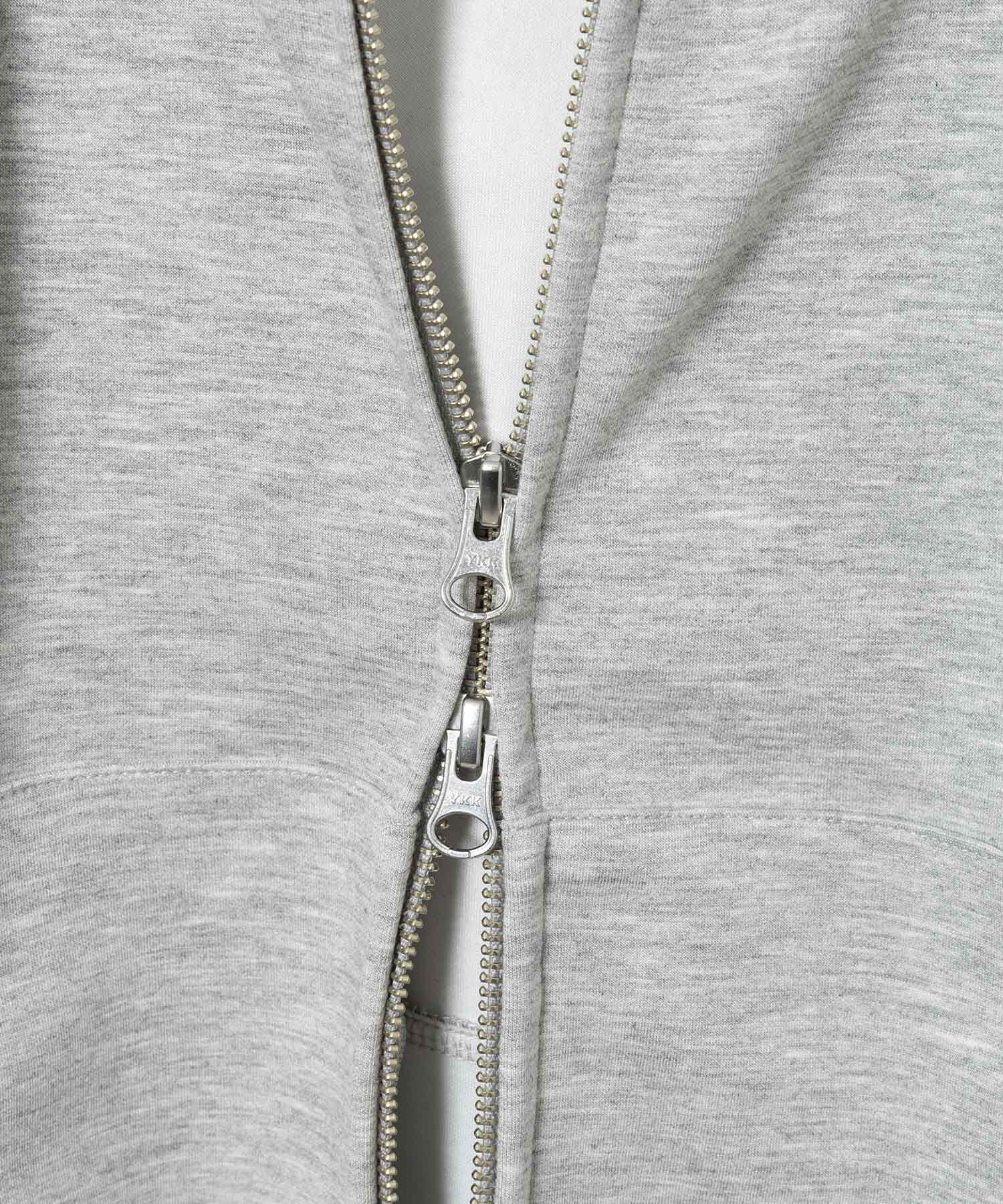 VIS「【洗える】ポンチショートパーカー」|パーカー|