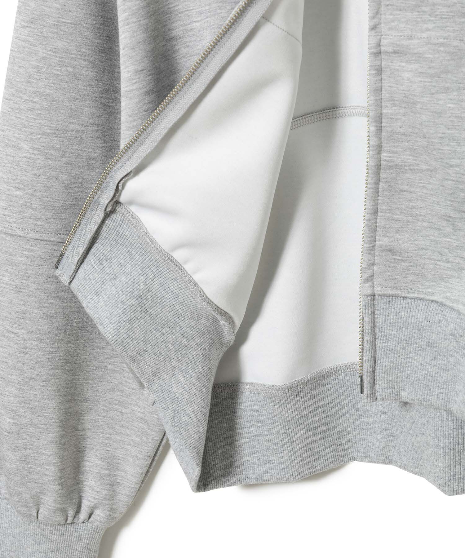 VIS「【洗える】ポンチショートパーカー」|パーカー|