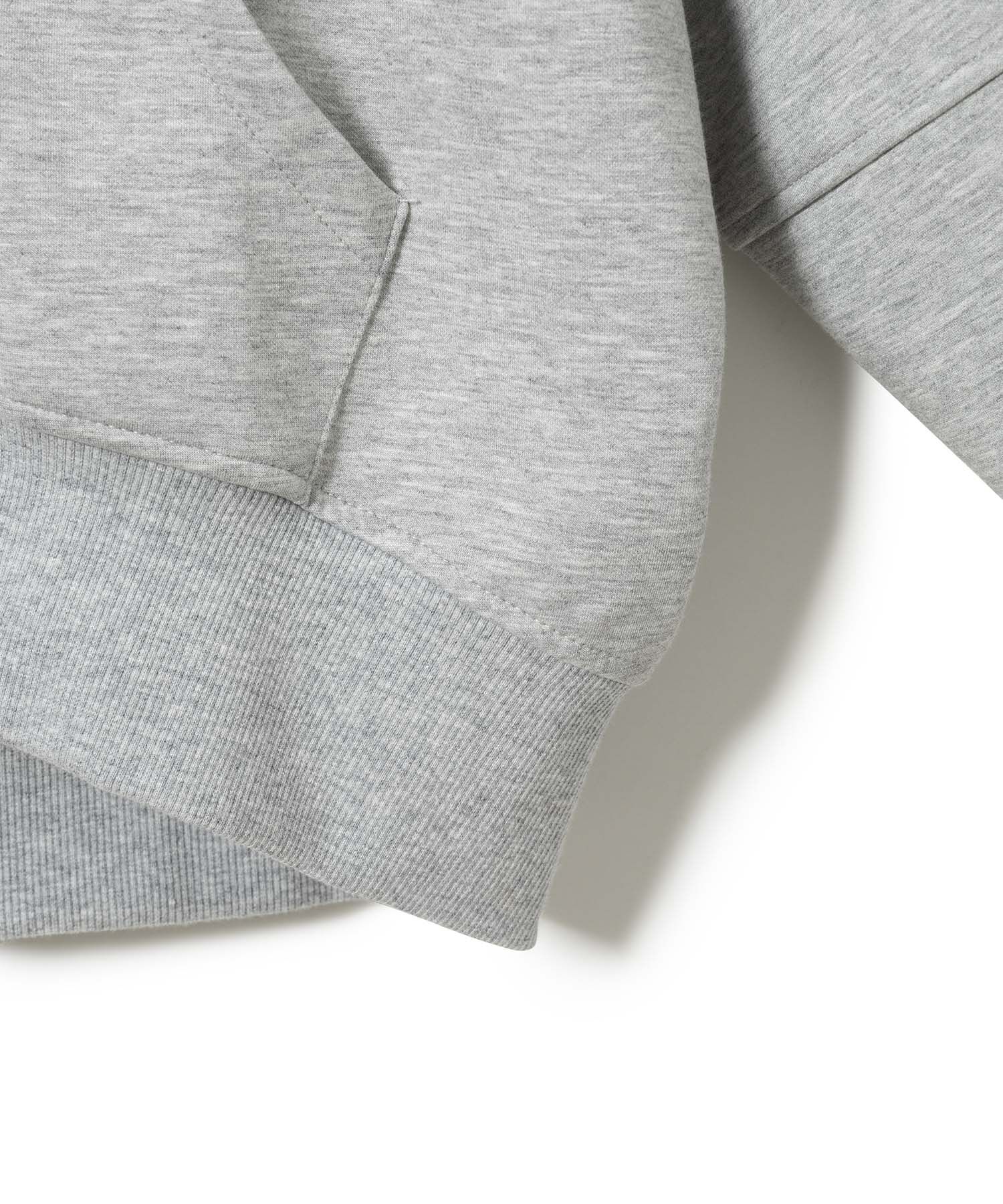 VIS「【洗える】ポンチショートパーカー」|パーカー|