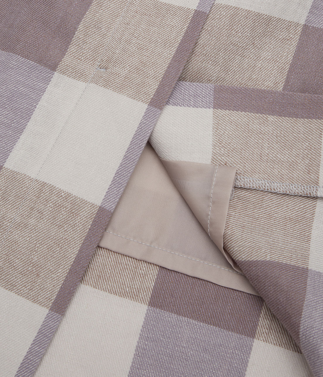 Rope&rsquo;Picnic「リネン混ビッグチェックアイラインスカート」|スカート|