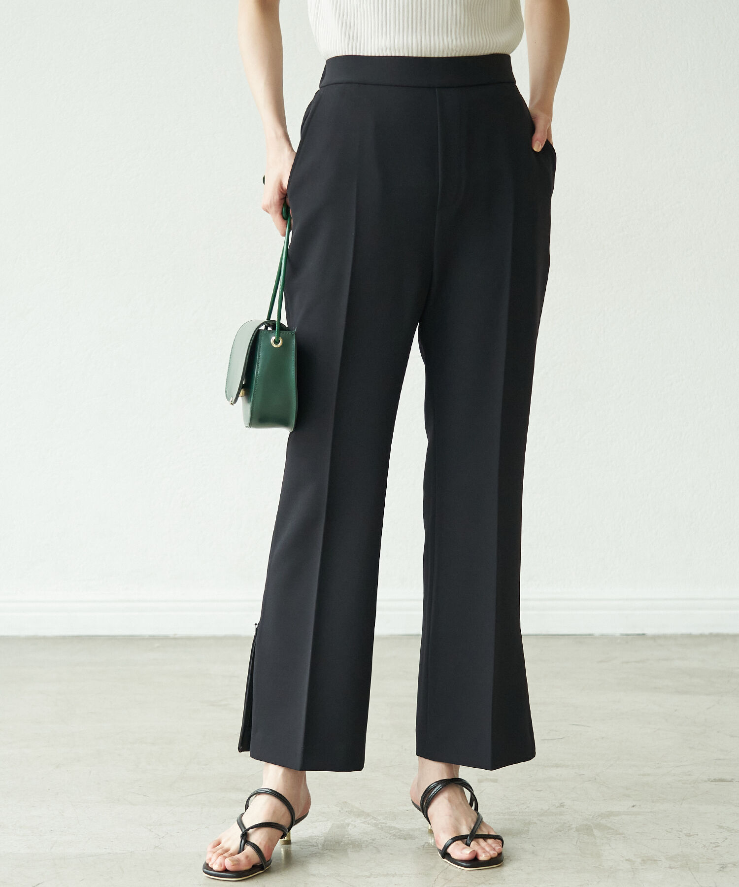 Rope&rsquo;Picnic「【ラク美】ファスナースリットパンツ」|その他|