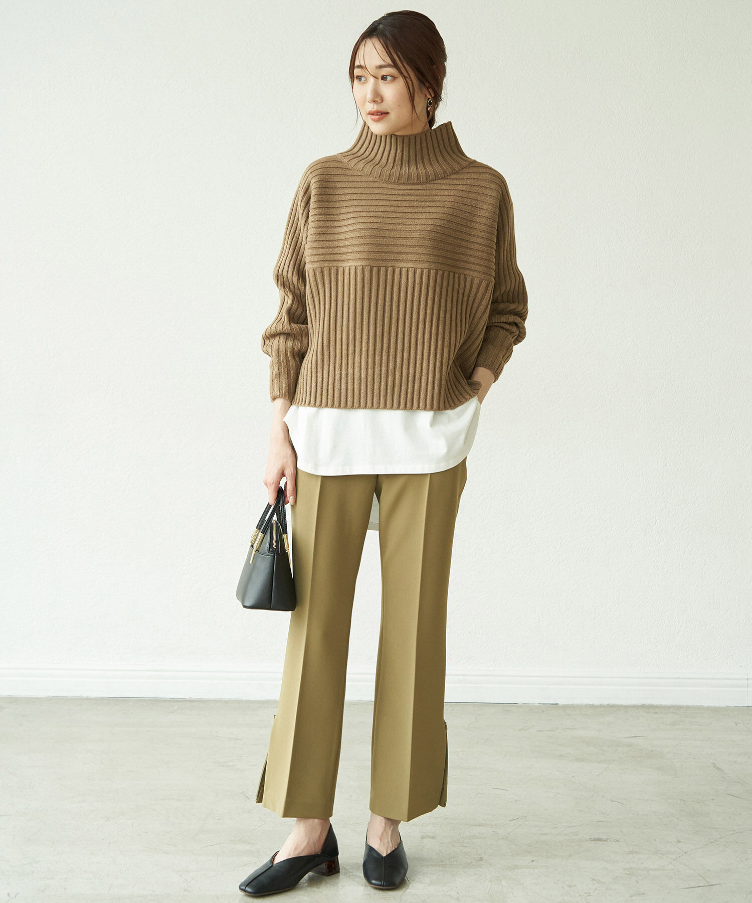 Rope&rsquo;Picnic「【ラク美】ファスナースリットパンツ」|その他|