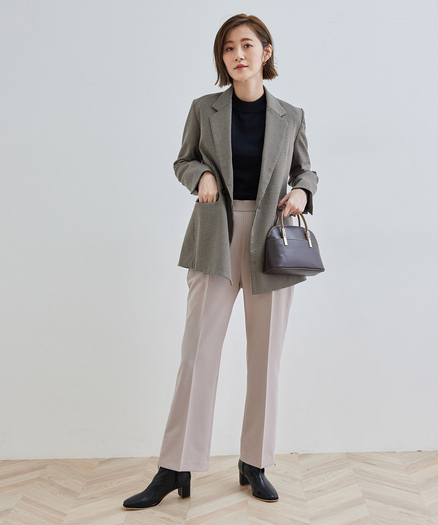 Rope&rsquo;Picnic「【ラク美】ファスナースリットパンツ」|その他|