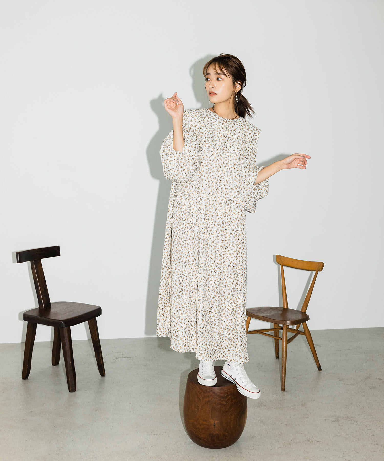 Rope&rsquo;Picnic「セーラーカラー付ワンピース」|ワンピース|