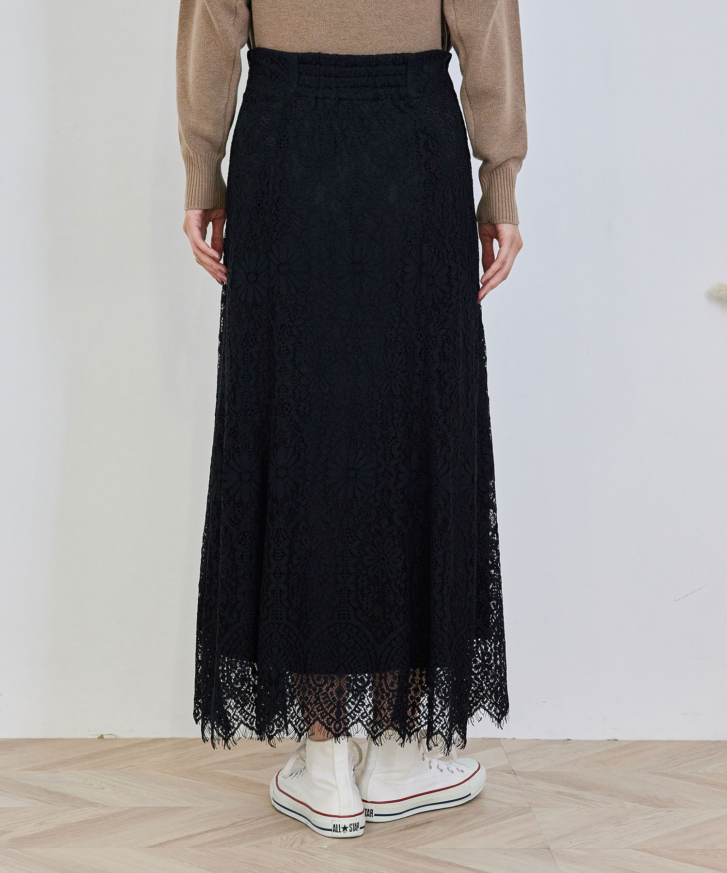 Rope&rsquo;Picnic「ハイウエストレーススカート」|スカート|