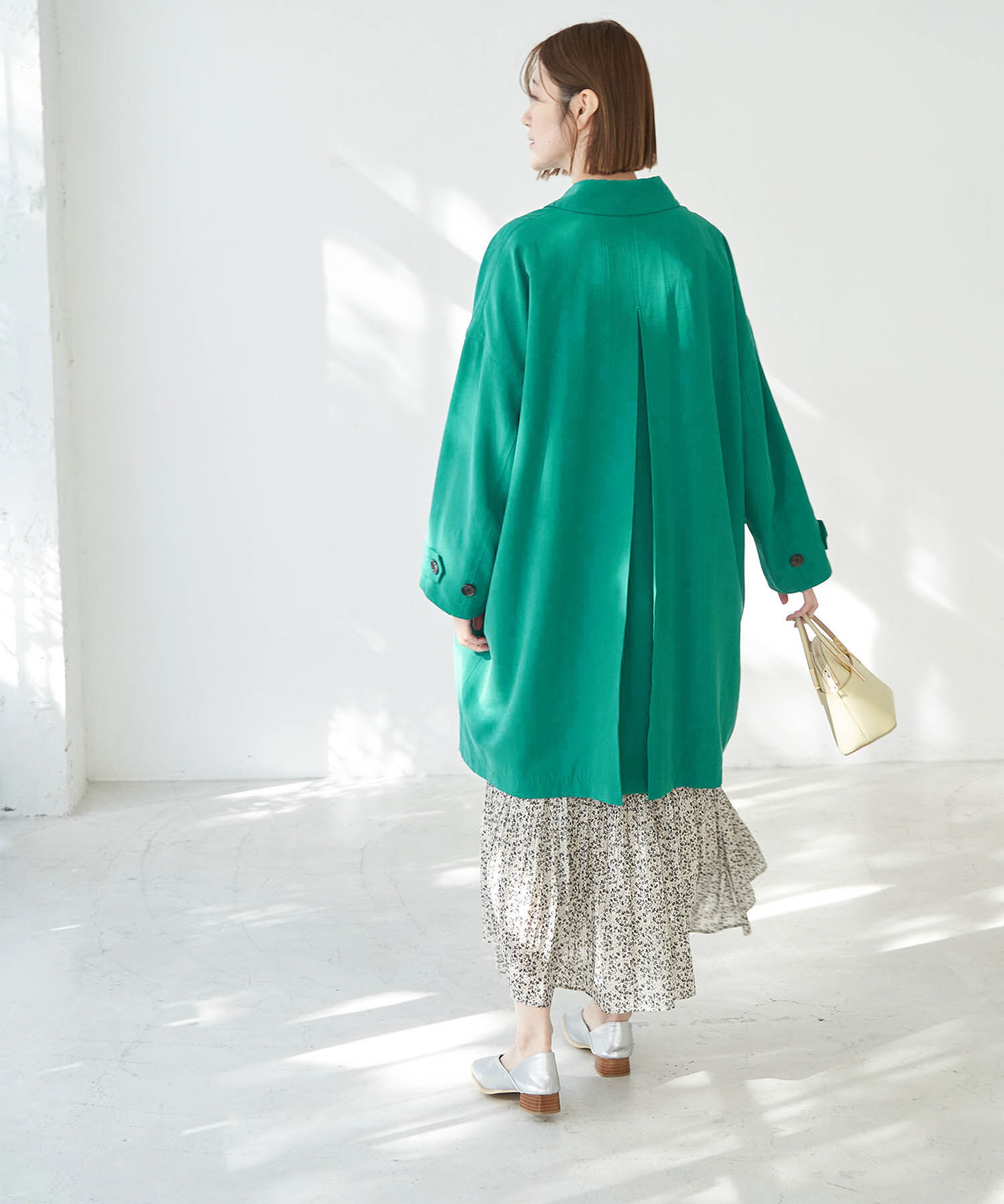 Rope&rsquo;Picnic「UVカット　ステンカラーコート」|ステンカラーコート|