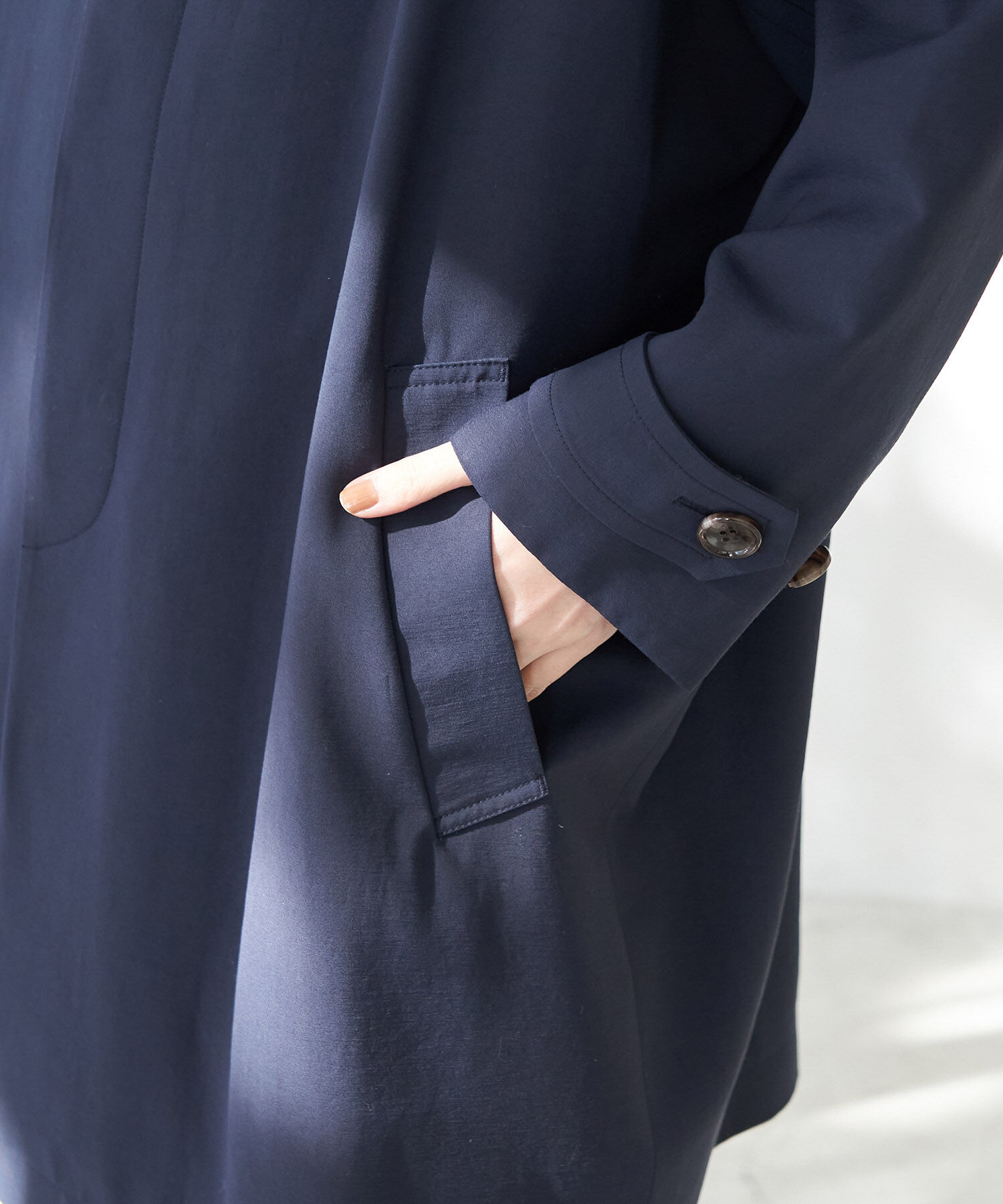 Rope&rsquo;Picnic「UVカット　ステンカラーコート」|ステンカラーコート|