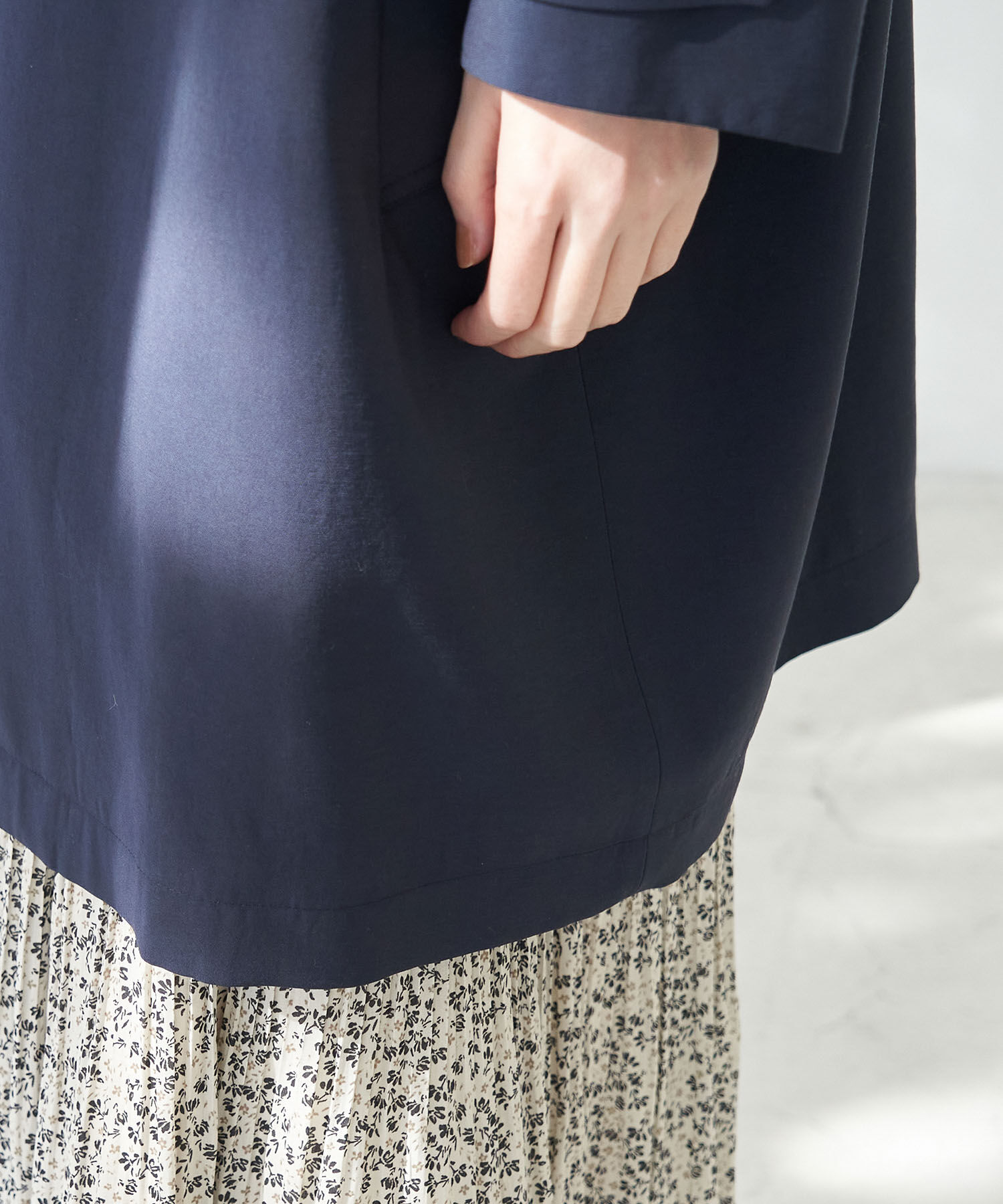 Rope&rsquo;Picnic「UVカット　ステンカラーコート」|ステンカラーコート|