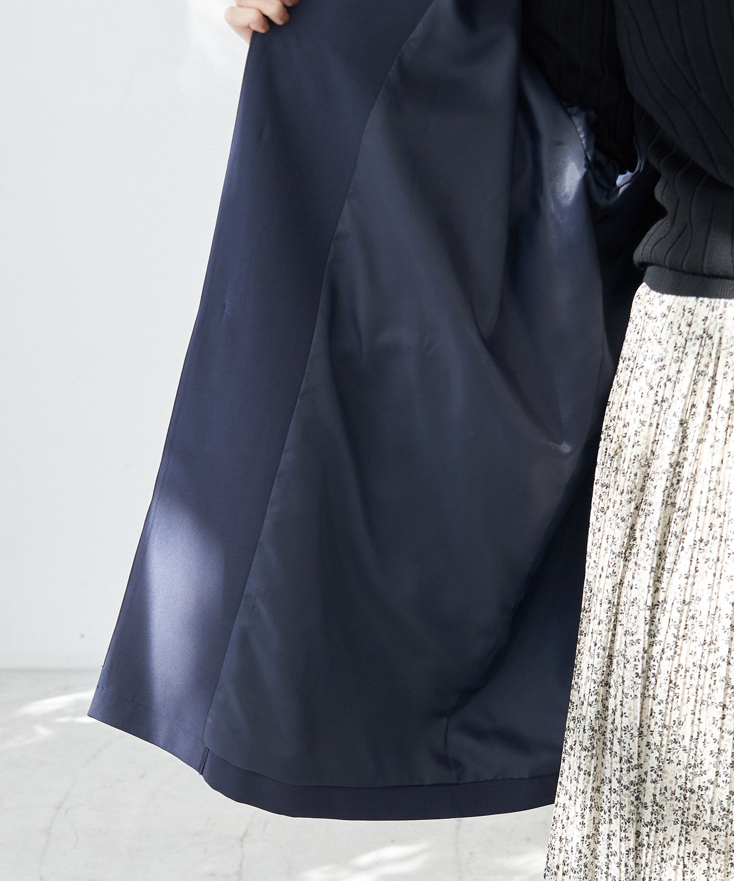 Rope&rsquo;Picnic「UVカット　ステンカラーコート」|ステンカラーコート|