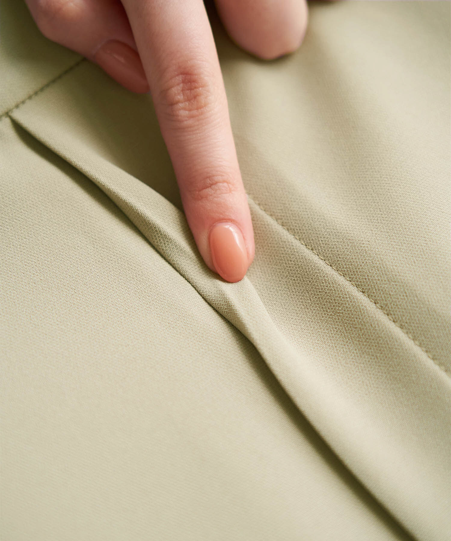 Rope&rsquo;Picnic「【ラク美】ファスナースリットカラーパンツ」|その他|