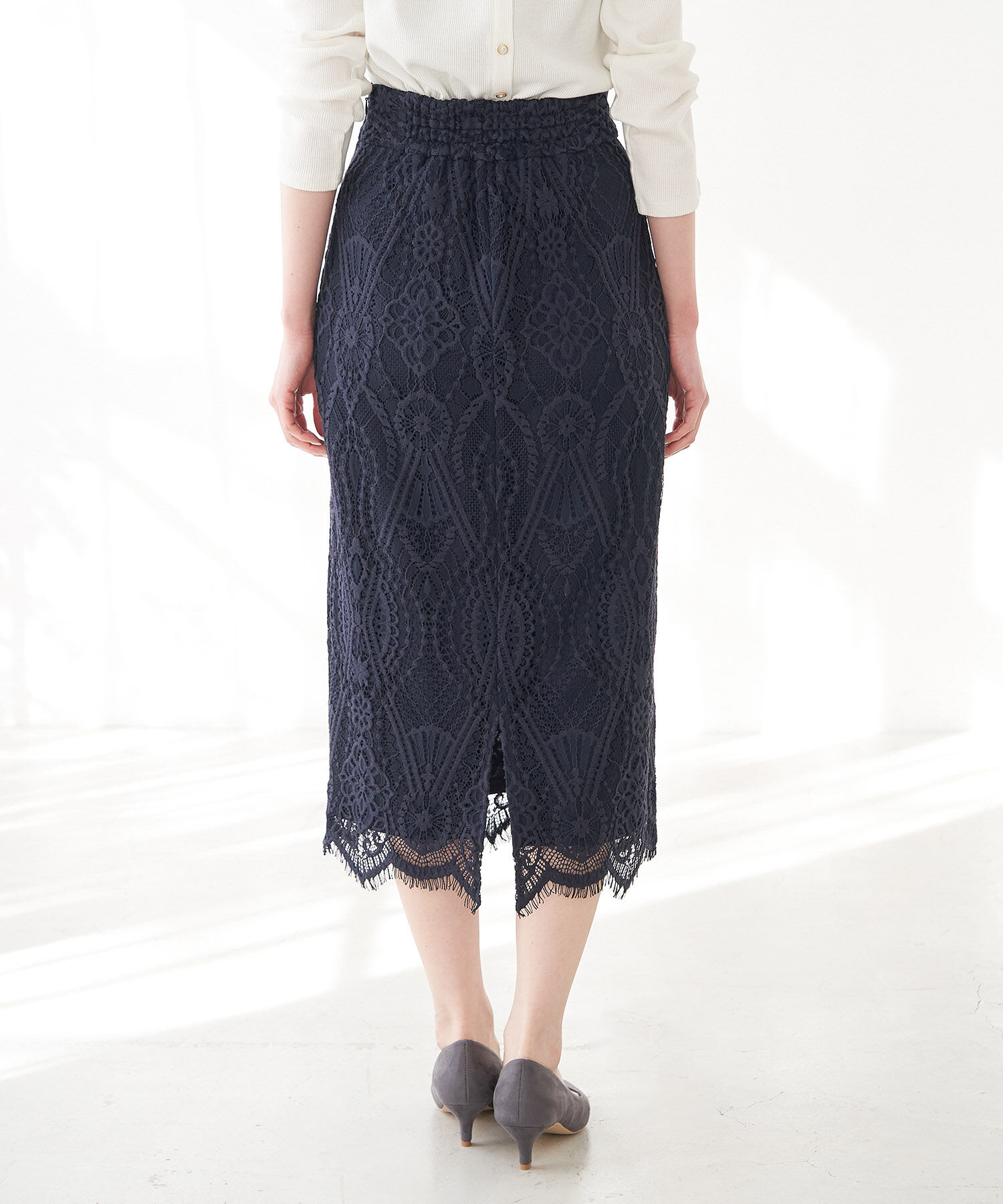 Rope&rsquo;Picnic「レーススカート」|スカート|