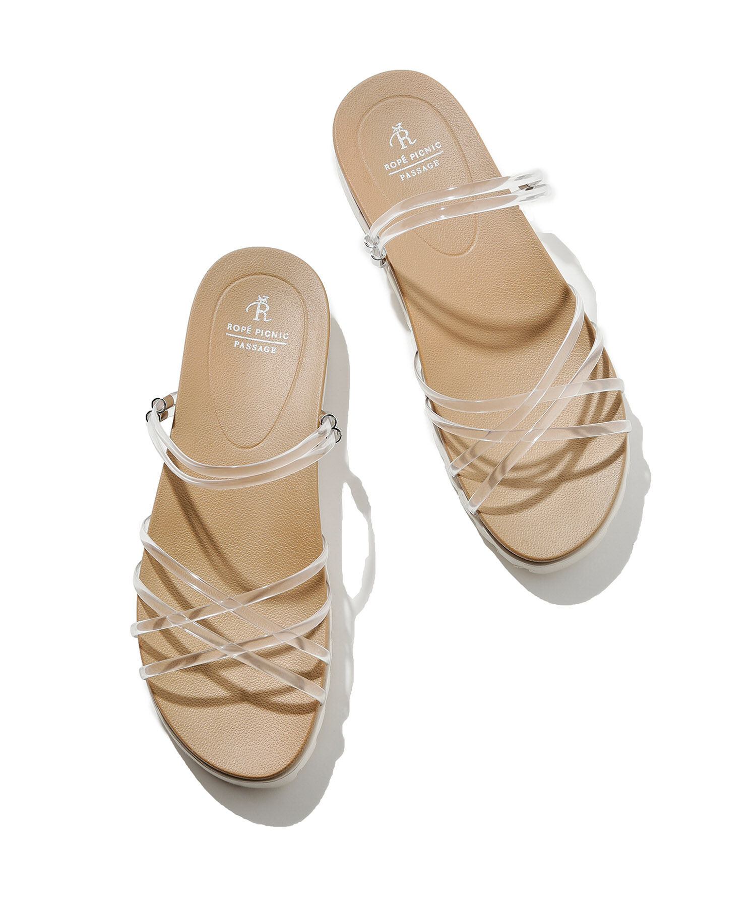 ROPE PICNIC PASSAGE「クロスストリングスライド＆バックスリングサンダル」|サンダル|