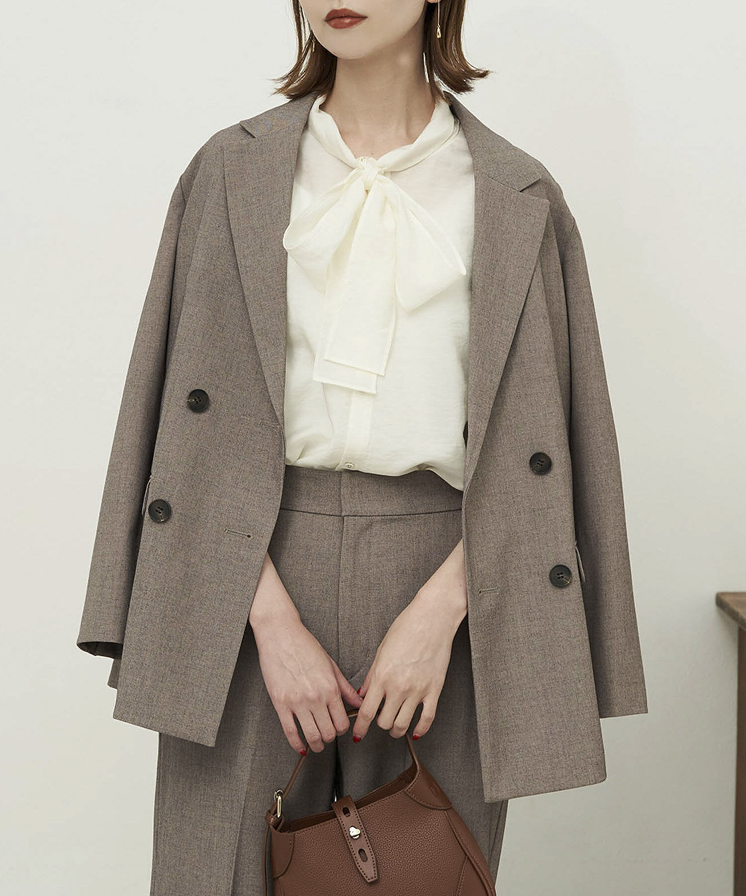 Rope&rsquo;Picnic「シアーボウタイブラウス」|シャツ・ブラウス|