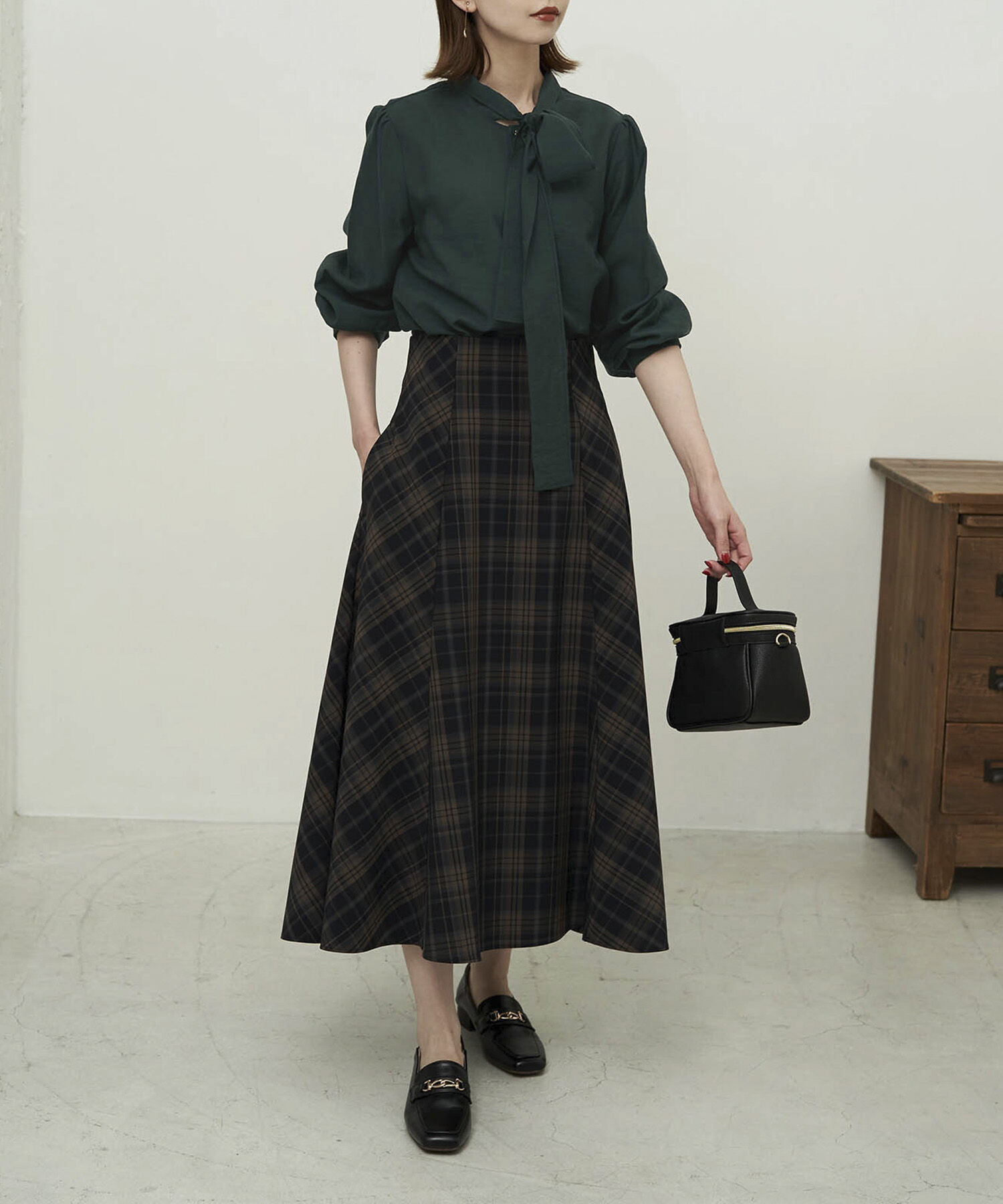 Rope&rsquo;Picnic「シアーボウタイブラウス」|シャツ・ブラウス|