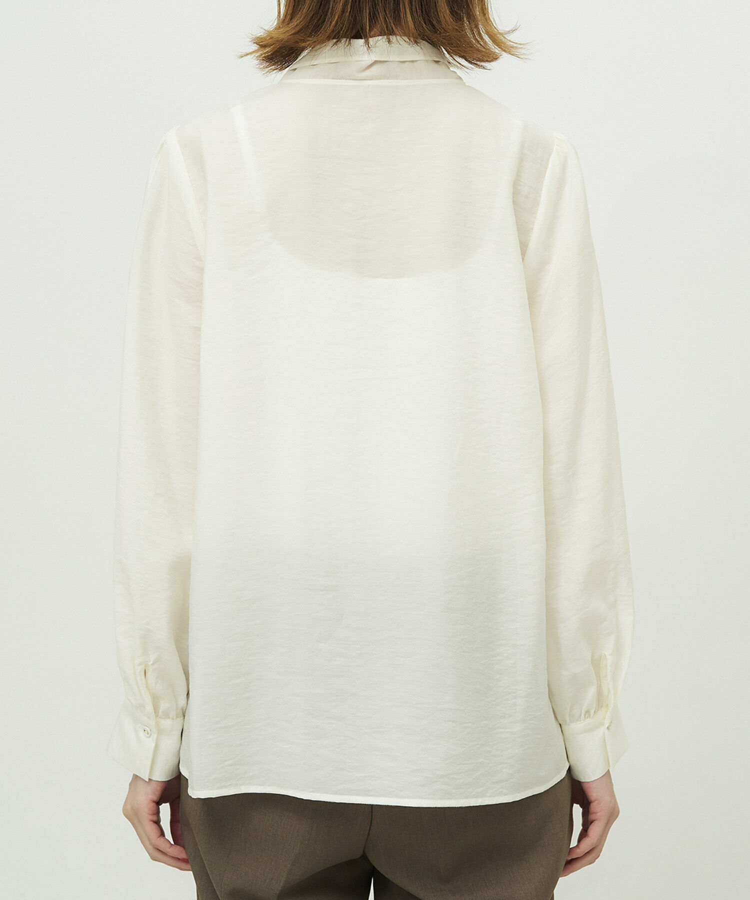 Rope&rsquo;Picnic「シアーボウタイブラウス」|シャツ・ブラウス|