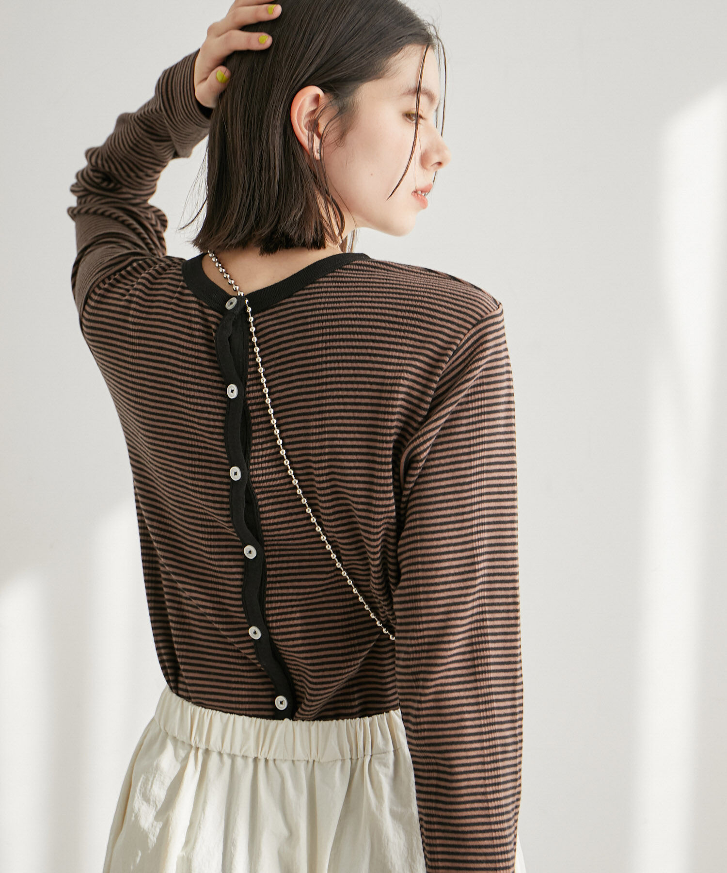 Rope&rsquo;Picnic「【WEB限定】【Miller/ミラー別注】2WAY/カーディガン」|カーディガン|