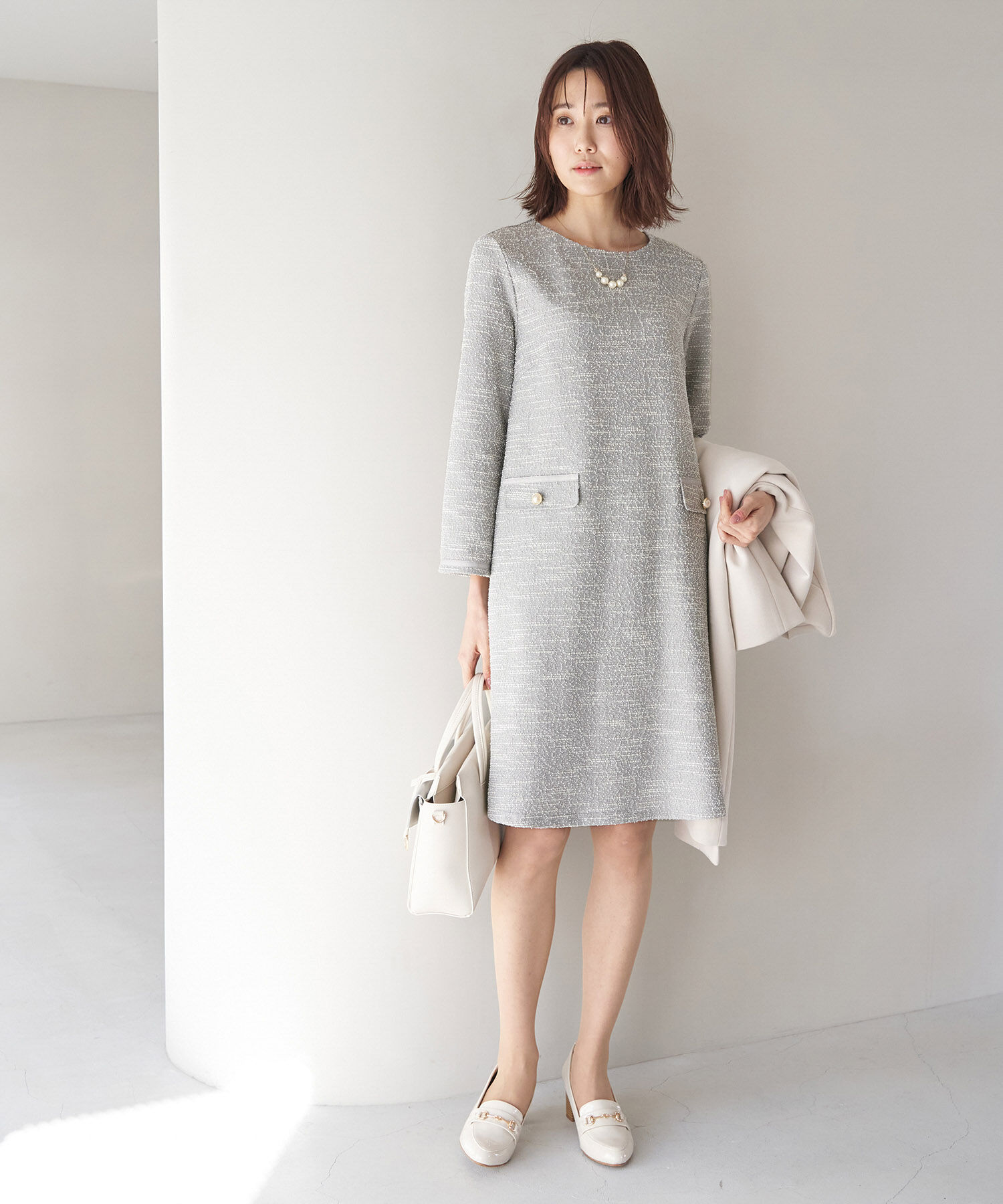 Rope&rsquo;Picnic「ツイードワンピース」|ワンピース|