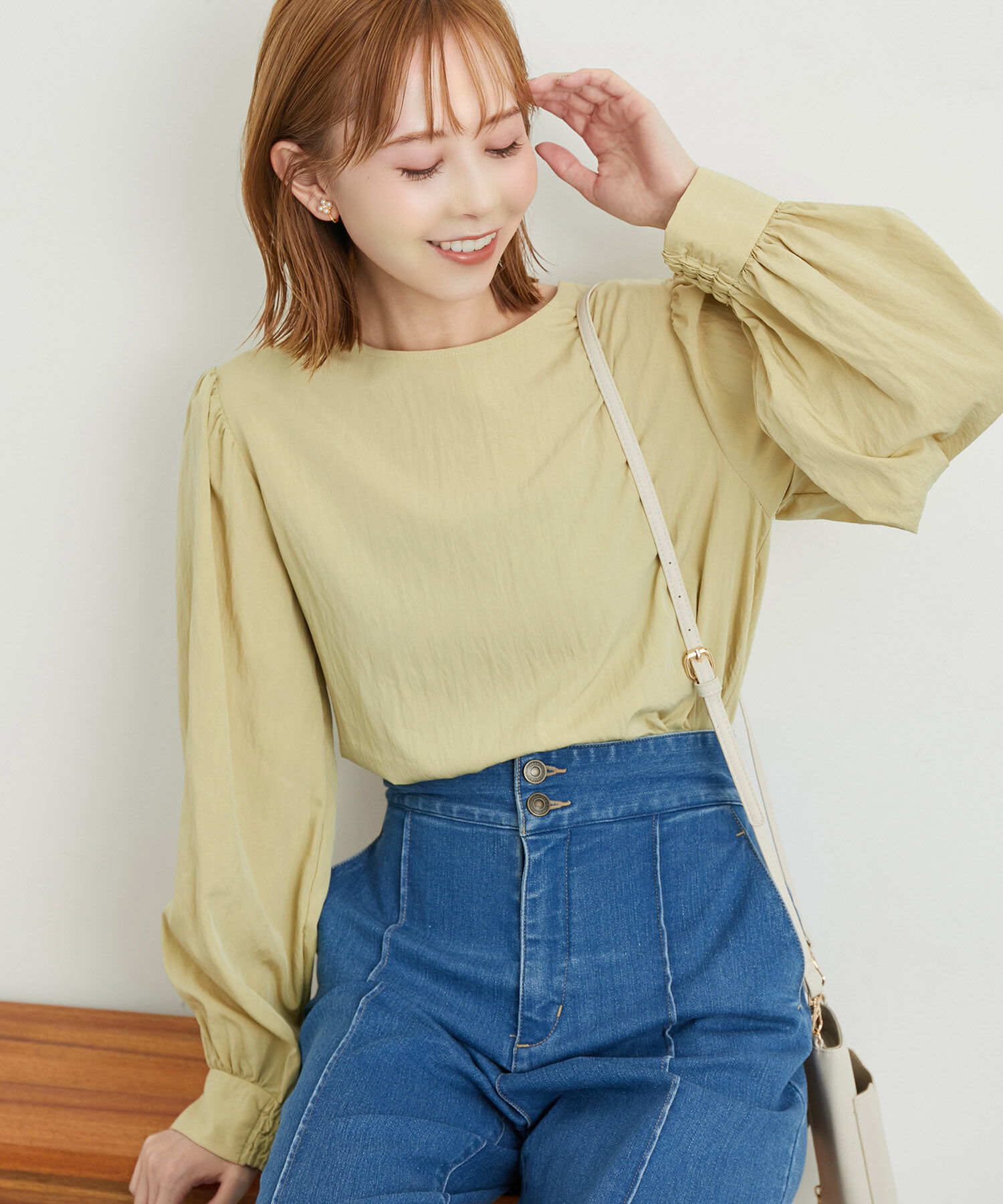 Rope&rsquo;Picnic「【一部店舗限定】袖ボリュームブラウス/2WAY」|シャツ・ブラウス|