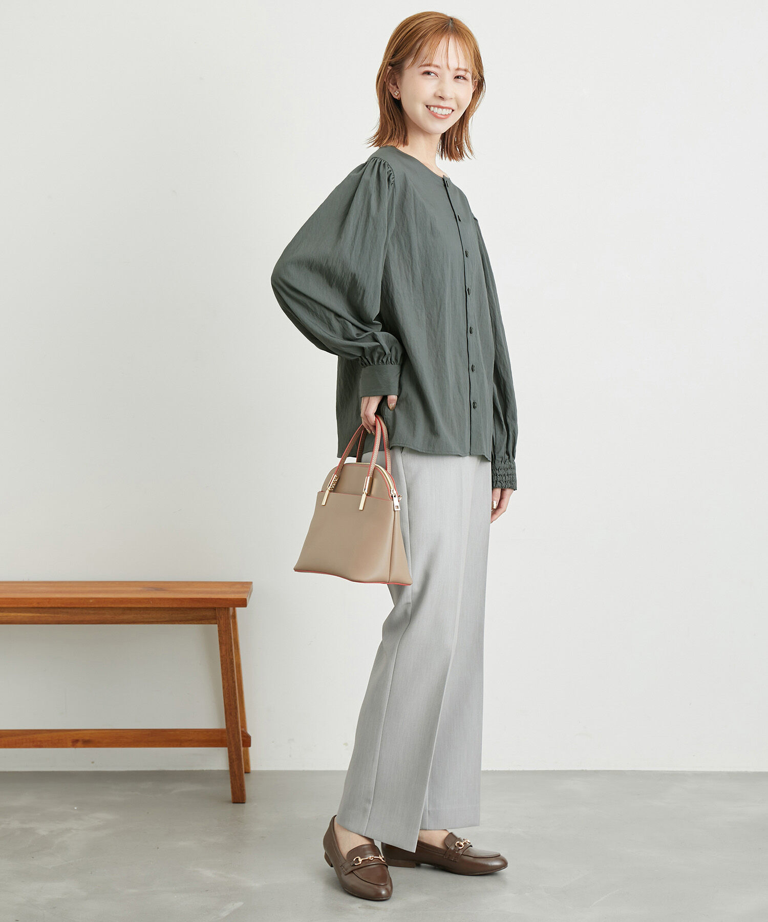 Rope&rsquo;Picnic「【一部店舗限定】袖ボリュームブラウス/2WAY」|シャツ・ブラウス|