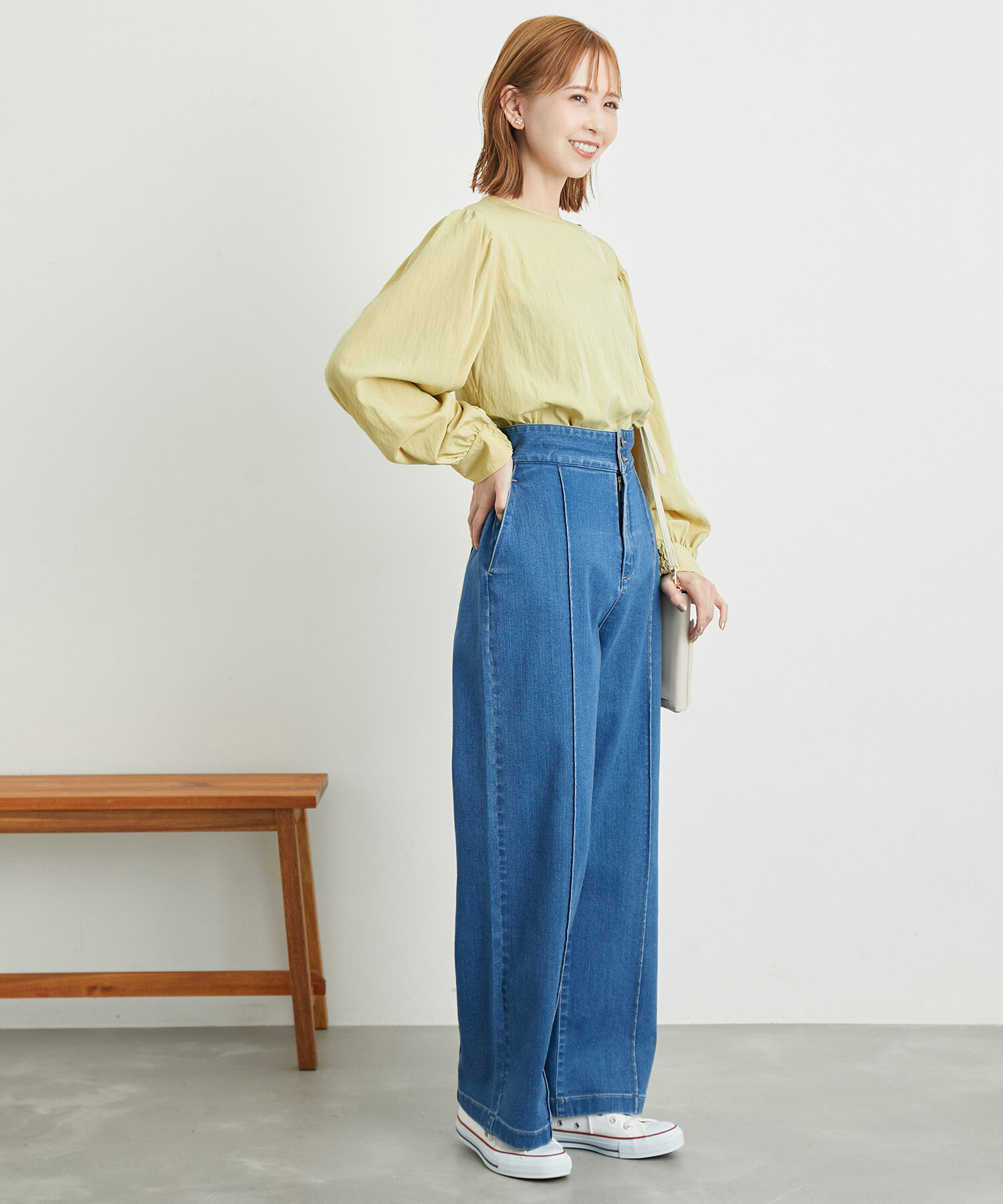 Rope&rsquo;Picnic「【一部店舗限定】袖ボリュームブラウス/2WAY」|シャツ・ブラウス|