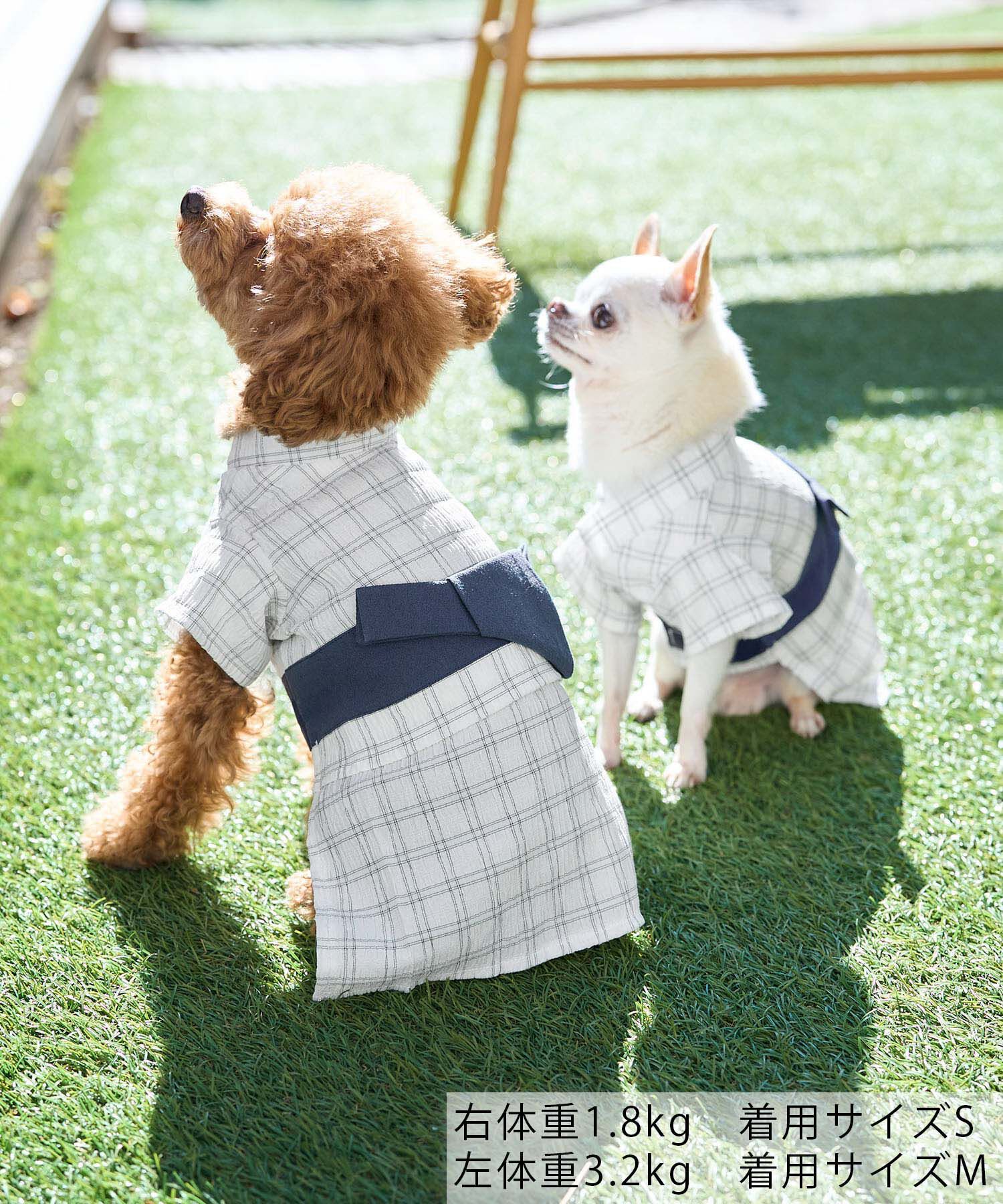 ROPE PICNIC PASSAGE「【DOG】チェック柄浴衣」|その他|