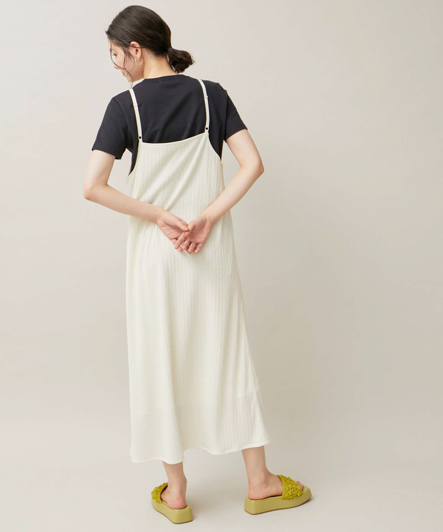 ROPE' PICNIC R「カットジャガードキャミワンピース」|ワンピース|