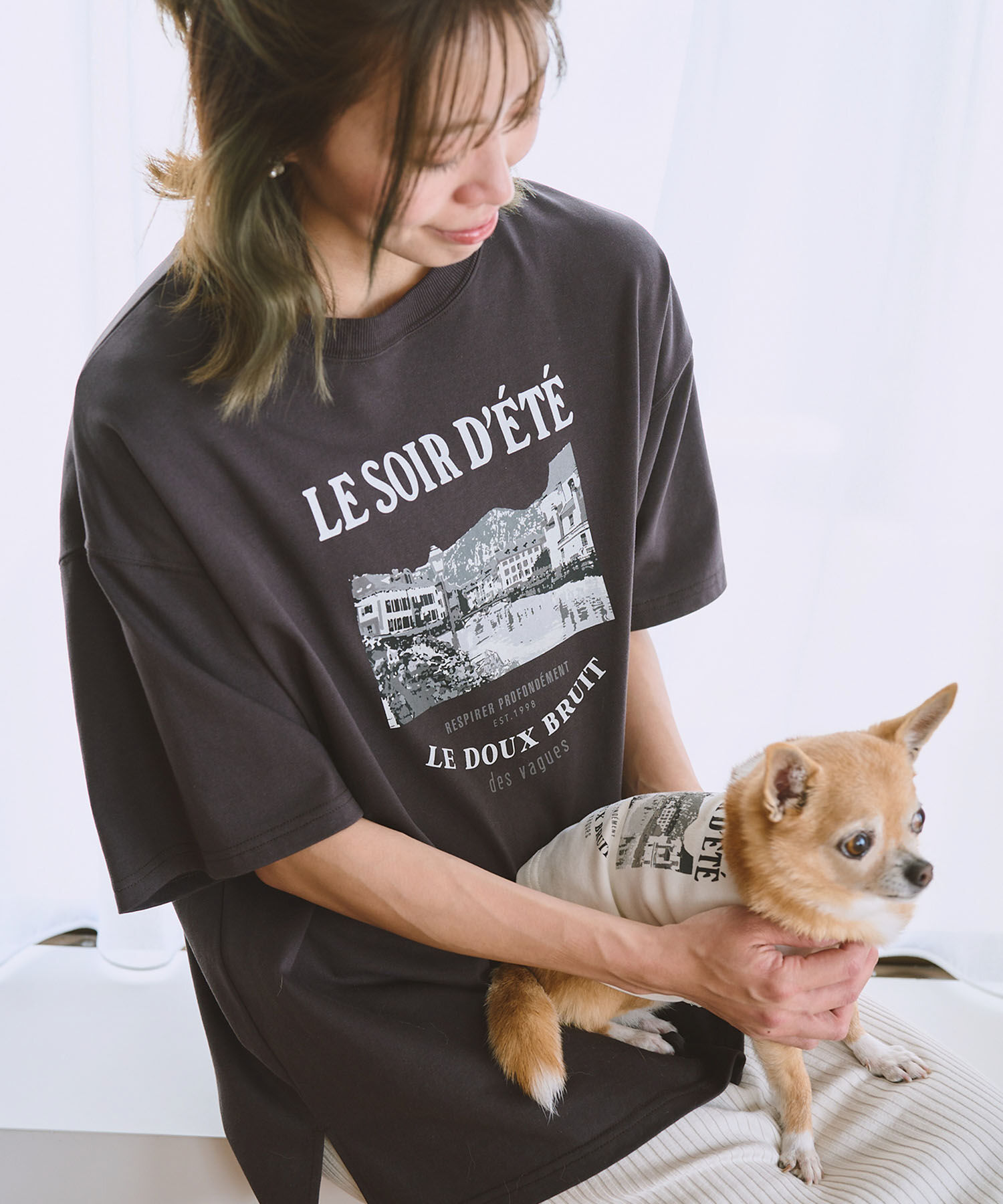 ROPE PICNIC PASSAGE「【DOG】マウンテンプリントタンクトップ/リンクコーデ」|その他|