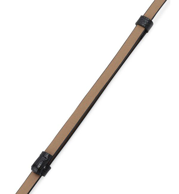 ROPE PICNIC PASSAGE「10mm型押しくるみビットバックルスライドベルト」|ベルト|