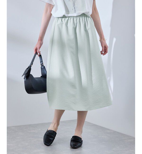 Rope&rsquo;Picnic「【UVケア・遮熱】Comfort Seriesコンフォートシリーズ/着丈が選べるフレアスカート」|スカート|