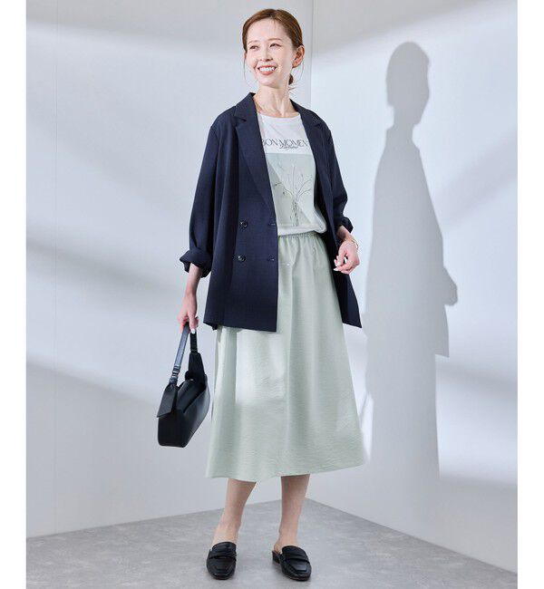 Rope&rsquo;Picnic「【UVケア・遮熱】Comfort Seriesコンフォートシリーズ/着丈が選べるフレアスカート」|スカート|