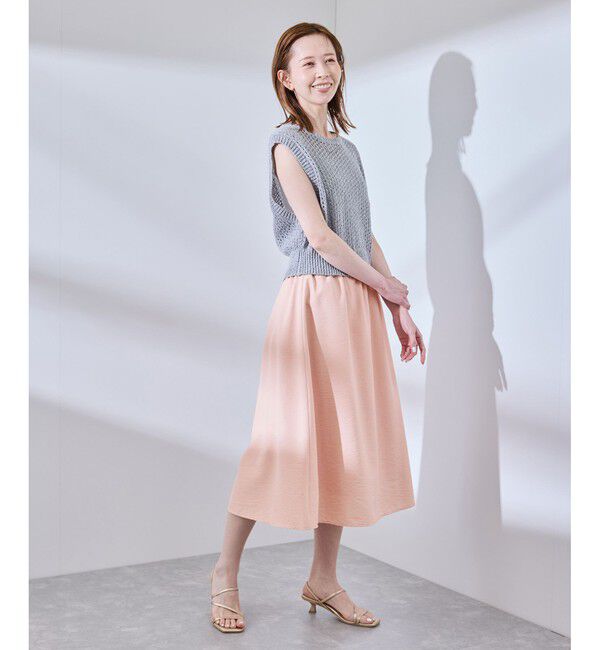 Rope&rsquo;Picnic「【UVケア・遮熱】Comfort Seriesコンフォートシリーズ/着丈が選べるフレアスカート」|スカート|