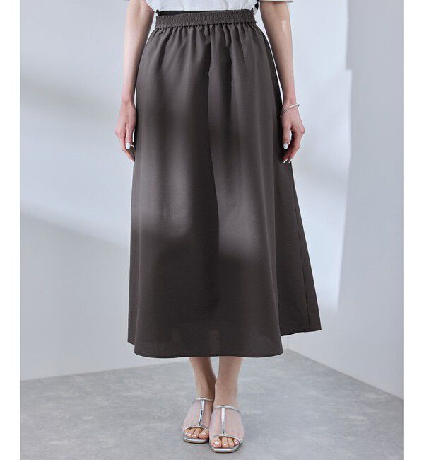 Rope&rsquo;Picnic「【UVケア・遮熱】Comfort Seriesコンフォートシリーズ/着丈が選べるフレアスカート」|スカート|