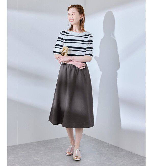 Rope&rsquo;Picnic「【UVケア・遮熱】Comfort Seriesコンフォートシリーズ/着丈が選べるフレアスカート」|スカート|