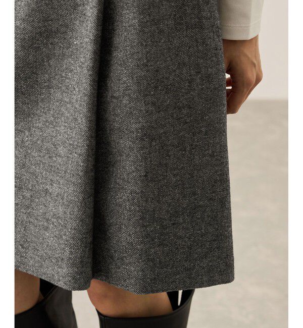 Rope&rsquo;Picnic「ラメカルゼラップ風金ボタンミニスカート」|スカート|