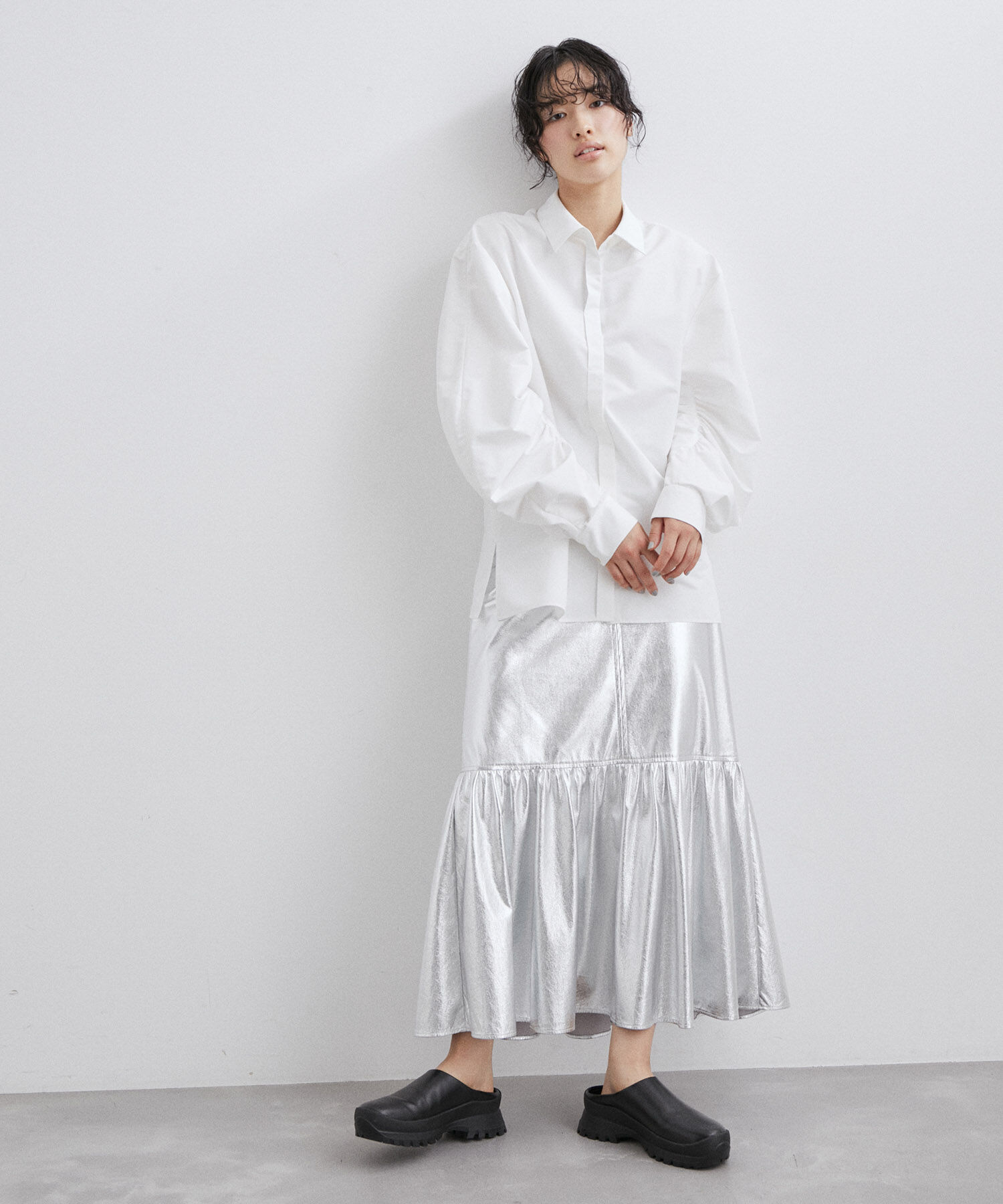 ADAM ET ROPE'「〈SETアイテム〉ビスチェセットシャツ」|シャツ・ブラウス|