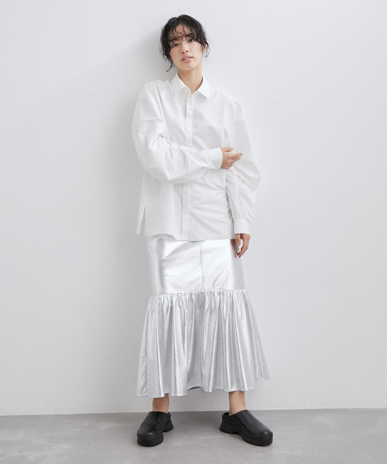 ADAM ET ROPE'「〈SETアイテム〉ビスチェセットシャツ」|シャツ・ブラウス|