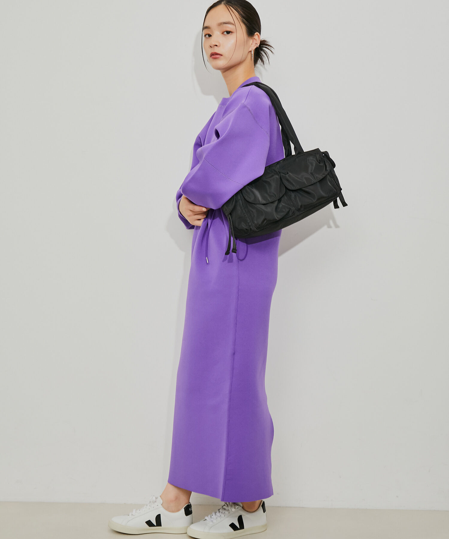 ADAM ET ROPE'「【サステナブル・WEB限定】フラップポケットスクエアートート」|トートバッグ|