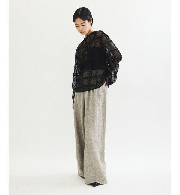 ADAM ET ROPE'「スクエアレースプルオーバー」|Tシャツ・カットソー|