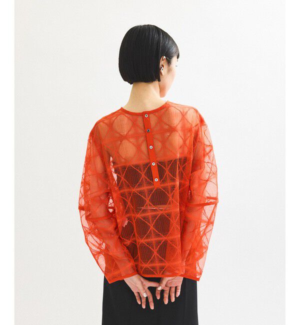 ADAM ET ROPE'「スクエアレースプルオーバー」|Tシャツ・カットソー|